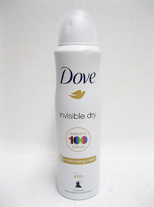 Lot of 6 Anti-Perisperant Deodorant INVISIBLE DRY BY DOVE 150ml
