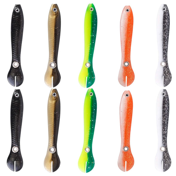 10-Pieces: Realistic Bass Loach Swimming Lure