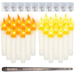 12-Pieces: Flameless LED Magic Floating Candles
