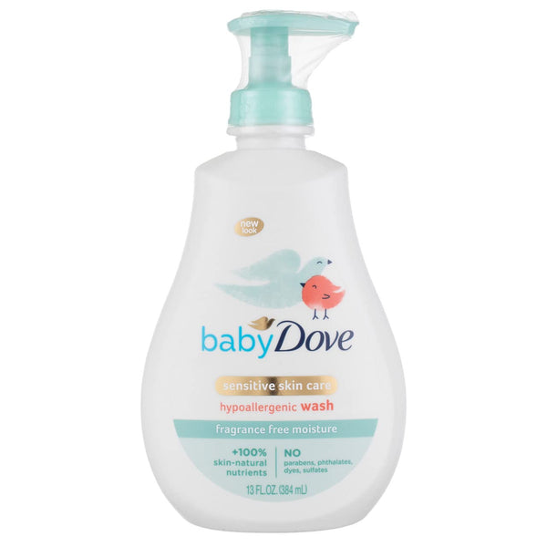 Dove Baby Tip To Toe Wash 13 Ounce Sensitive Pump (6 Pack)