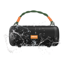 WHALE with Nylon Strap – Bluetooth IPX7 Waterproof Portable Outdoor Speaker with 30W Stereo Sound and USB Charge Out
