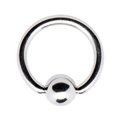 14G 3/8 Steel BCR Captive Ring