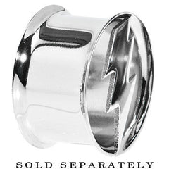 3/4 Stainless Steel Double Flare Lightning Bolt Tunnel
