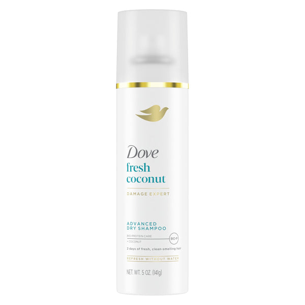 Dove Advanced Dry Shampoo Fresh Coconut Without Water Dry Shampoo Spray Absorbs Excess Oil Without Visible Residue 5 oz