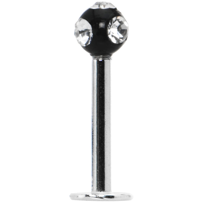 Black Crystal Ball Labret Monroe