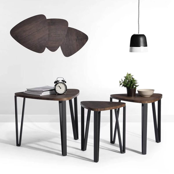 3-Pack: Stacking Side Table Set