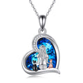 YFN Cat Necklace Sterling Silver Jewelry for Women Cat Jewelry Gifts for Cat Lovers