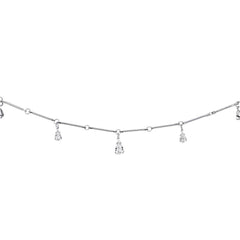 Clear Majestic Gem Teardrop Belly Chain