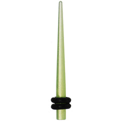 8G Green Acrylic Glow in the Dark Straight Taper