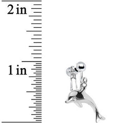 Dolphin Clip on Earrings