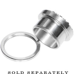 18mm Stainless Steel Multi Gem Screw Fit Tunnel