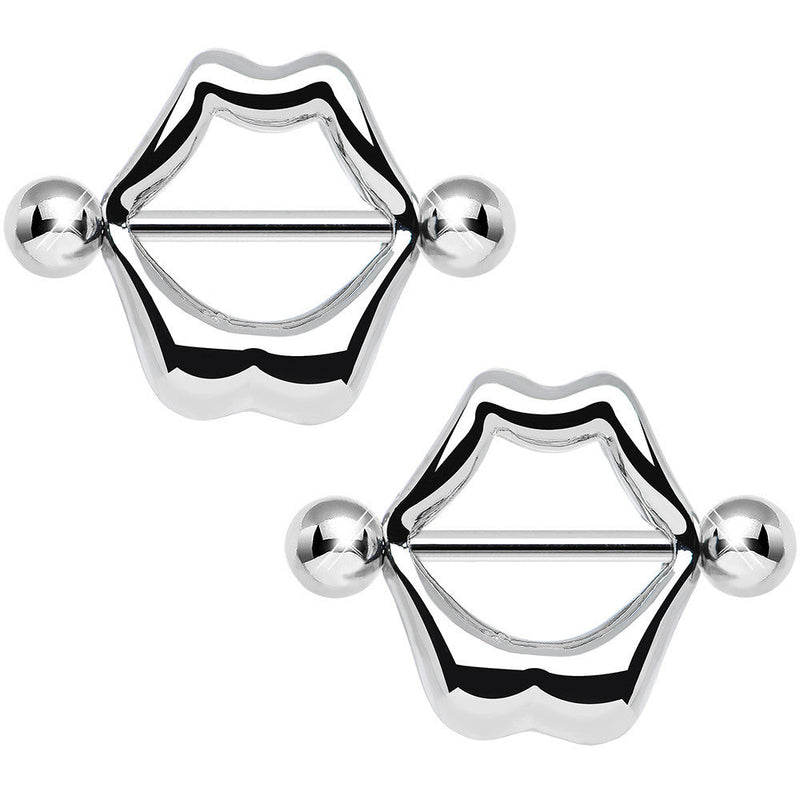 14G 5/8 Hot Lips Nipple Shield Set