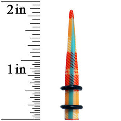 2G Acrylic Plaid Taper Ear Plug