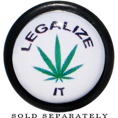 Legalize Pot Leaf Cheater Plug