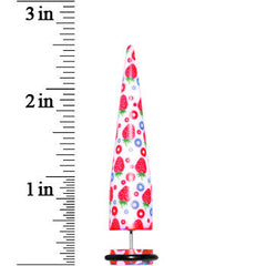 000G Strawberry Fake Taper Ear Plug