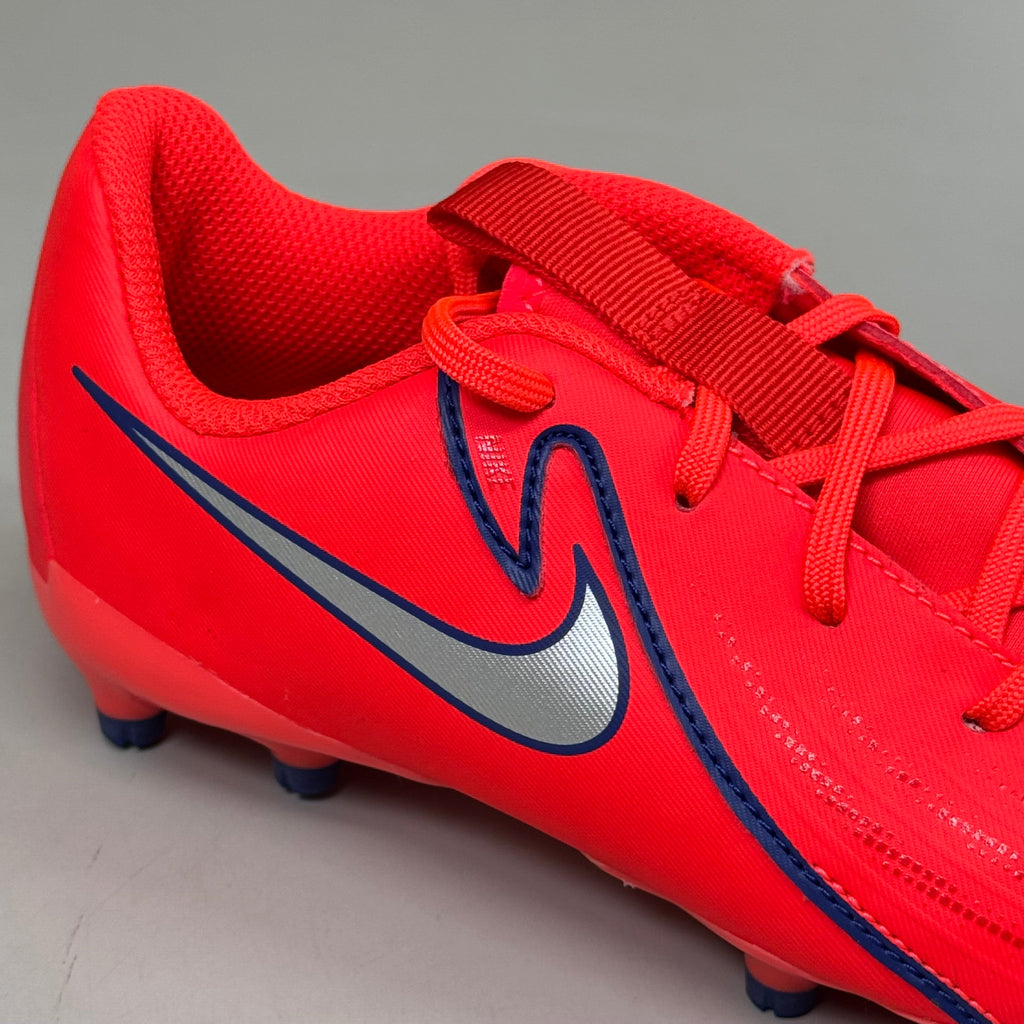 NIKE Kids Shoes Cleat Phantom GX II Academy X Haaland FG/MG Sz 2y Bright Crimson As-is
