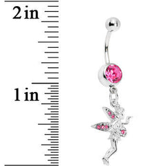 Pink Gem Wishful Fairy Belly Ring