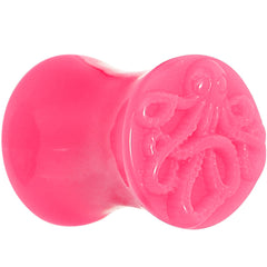 0G Pink Acrylic Octopus Plug