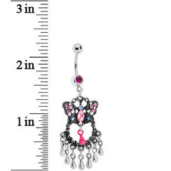 Antique Butterfly Chandelier Belly Ring