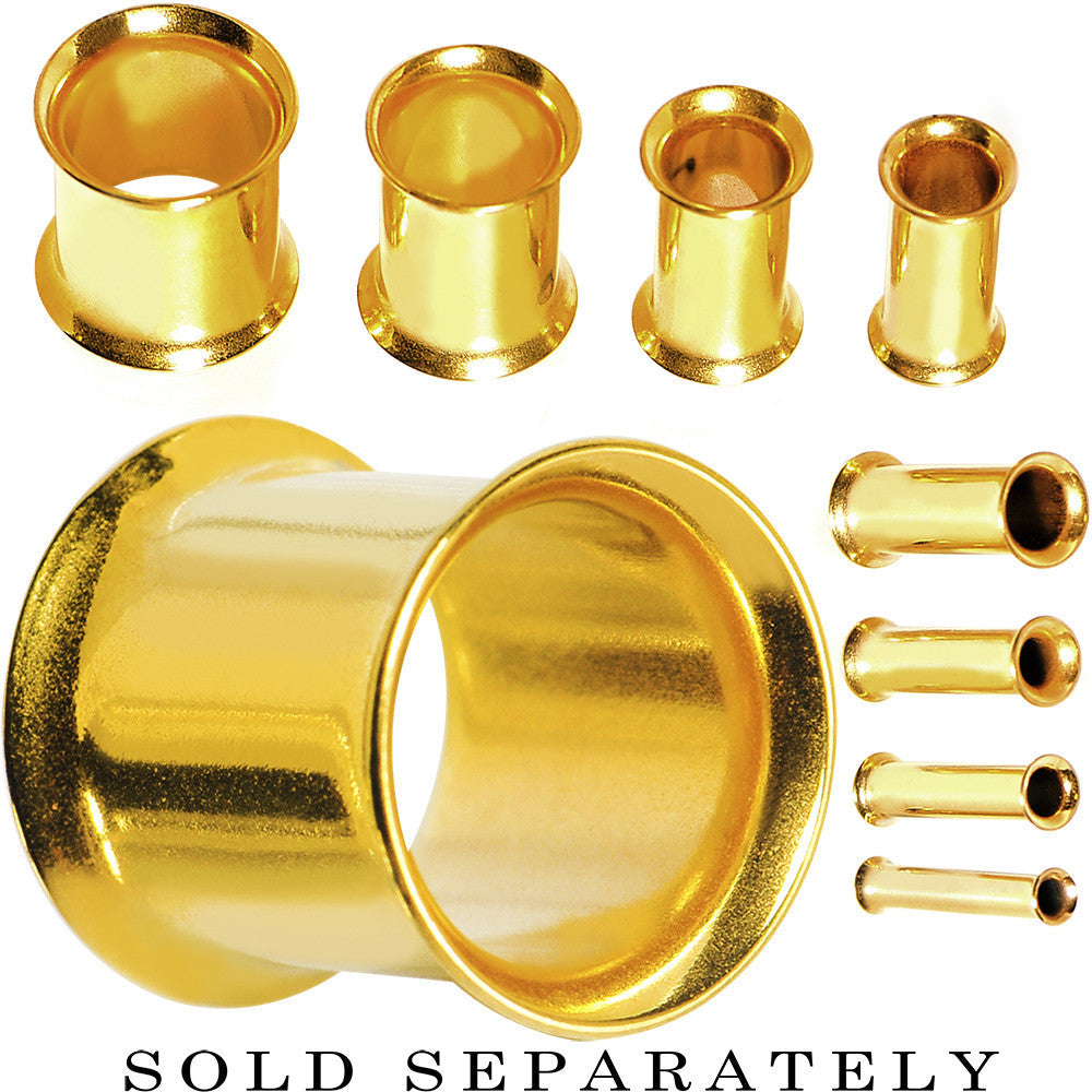 10G Gold Plated Double Flare Tunnel