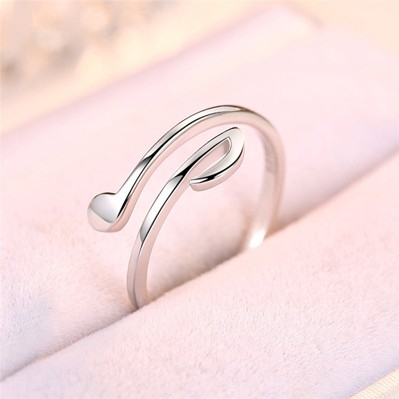 Elegant Adjustable Soundwave Rings
