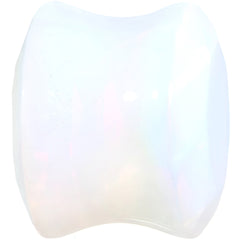 5/8 Opalite Semi Precious Stone Faceted Double Flare Plug