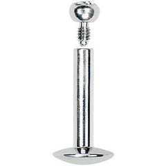 14G 5/16 Internally Threaded 2.5mm Gem Ball Labret