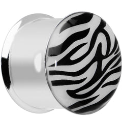 3/4 Stainless Steel Purple Tiger Print Solar Activated Saddle Plug