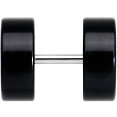 Black Acrylic Cheater Plug Set Looks Like 00G