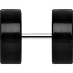 Black Acrylic Cheater Plug Set Looks Like 00G