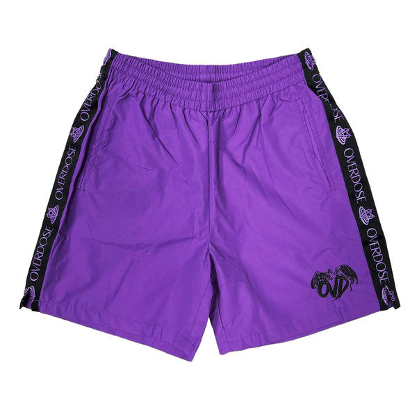 "NYLON SHORTS - PURPLE"
