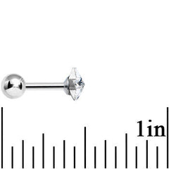 18G 1/4 Crystalline Gem Gleaming Star Tragus Cartilage Earring