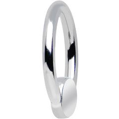 16G 5/16 BCR Steel Captive Ring 4mm Flat Disc