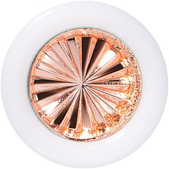 White Acrylic Pink Flashy Tire Rim Saddle Plug 2G to 20mm