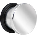 00G Stainless Steel Single Flare Flat Top Plug