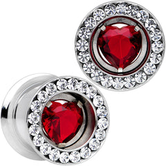 7/16 Red Heart Steel Double Flare Internally Threaded Plug Set
