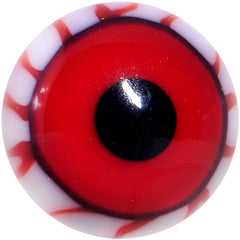 14G Bloodshot Astro Eye Barbell Tongue Ring 5/8