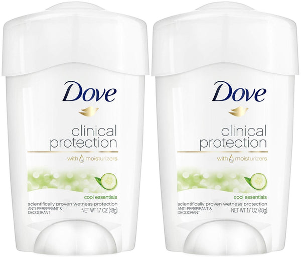 Dove Clinical Protection Antiperspirant Deodorant Cool Essentials 1.7 oz