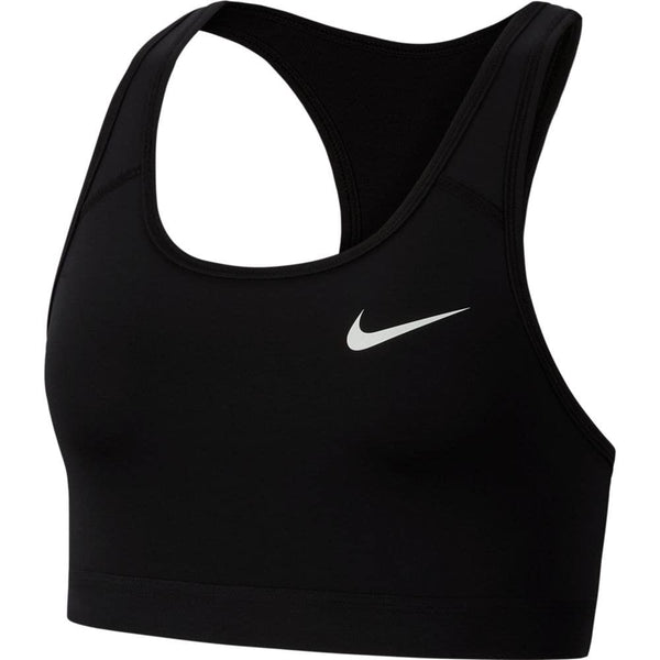 Nike Womens Medium Support Non Padded Sports Bra with Band Black/Black/(White) X-Small