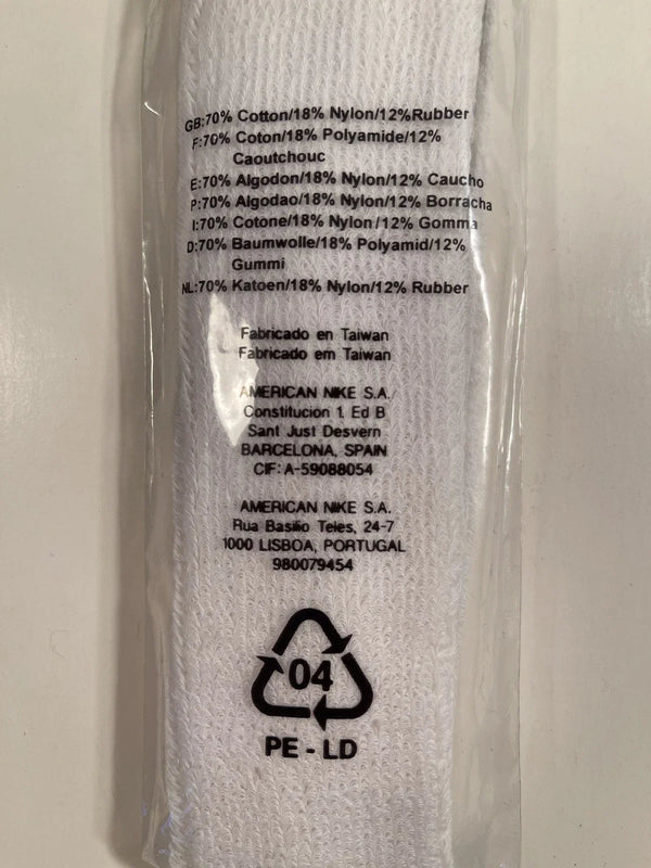 Nike Swoosh Headband, AC0003 101, White With Black Swoosh Logo
