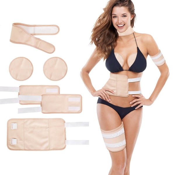 6-Pack: Castor Oil Wrap Set