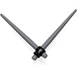 Grey Matte Acrylic Straight Taper Set 2G to 00G