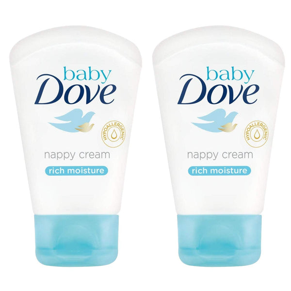 Dove Baby Rich Moisture Nappy Cream - 1.58 Oz / 45 g x 2 Pack