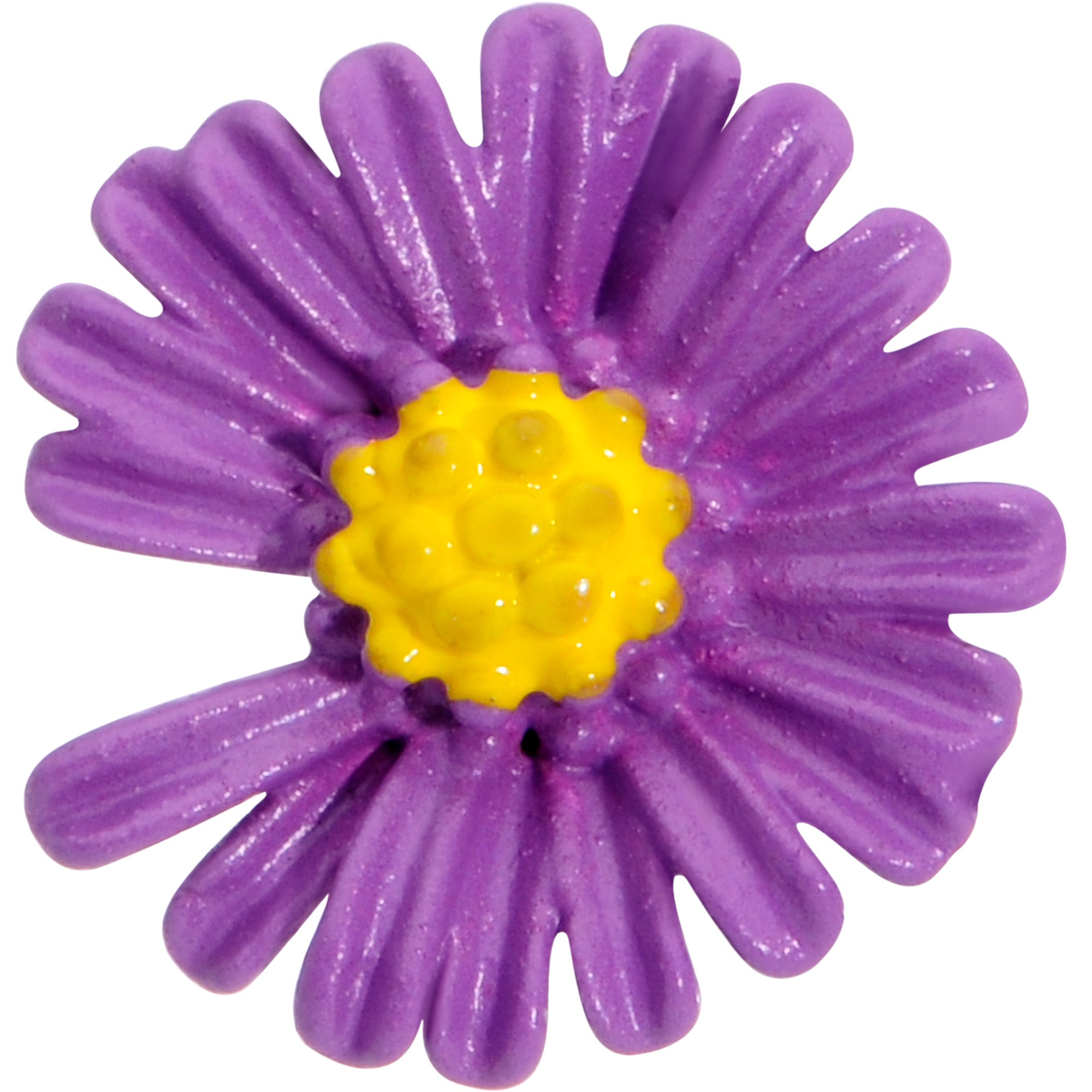 16G 5/16 Purple Daisy Flower Labret Monroe Tragus