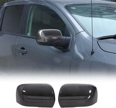 Door Rear View Mirror Cover Compatible with Nissan Titan 2016-2023, ABS Auto Exterior Side Rearview Mirror Protective Trim Cap Accessories 2Pcs (Carbon Fiber Pattern)