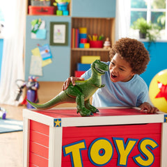 Disney Store Official Buzz Lightyear Interactive Talking Action Figure from Toy Story, Features 10+ English Phrases, Interacts with Other Figures and Toys