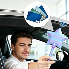 Credit Card Wand, 3D Printed Magic Tap to Pay Wand, Star Magic Wands Digital Payment Star Wands for Easy Checkout Suitable Scenarios for Card Payment Blue