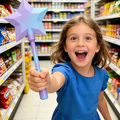 Credit Card Wand, 3D Printed Magic Tap to Pay Wand, Star Magic Wands Digital Payment Star Wands for Easy Checkout Suitable Scenarios for Card Payment Blue