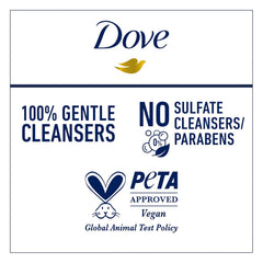 Dove Plant Milk Cleansing Body Wash Acai & Rice Milk For Women For Moisturized Skin 17.5 fl oz