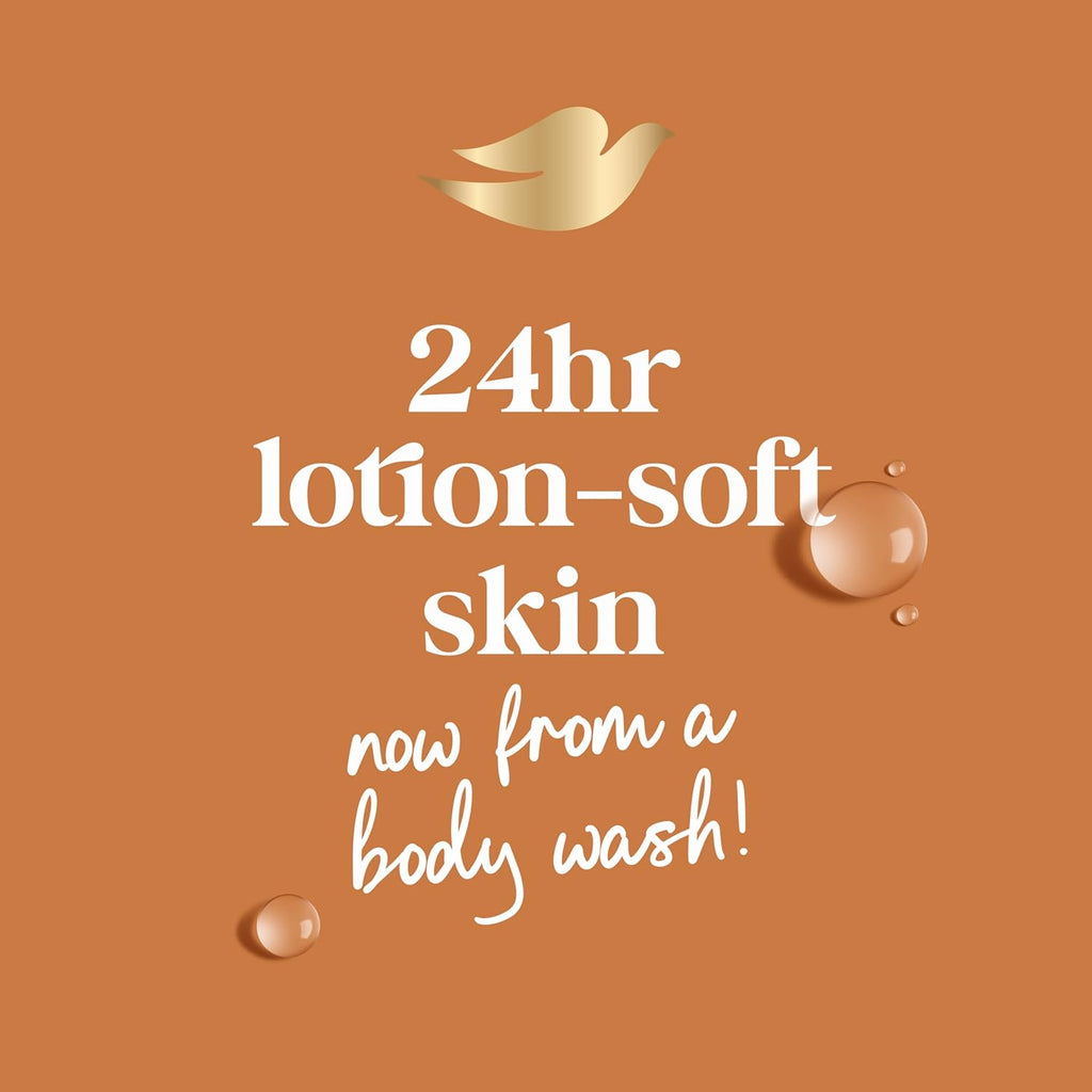 Dove Body Wash with Pump Pamper Shea Butter & Vanilla for 24hr Lotion-Soft Skin Moisturizing Skin Cleanser with No Sulfates No Parabens 30.6 oz